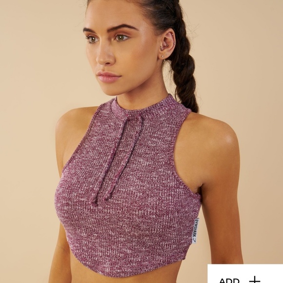 Gymshark Tops - (SOLD ON MERCARI) Nwot gymshark slounge crop top